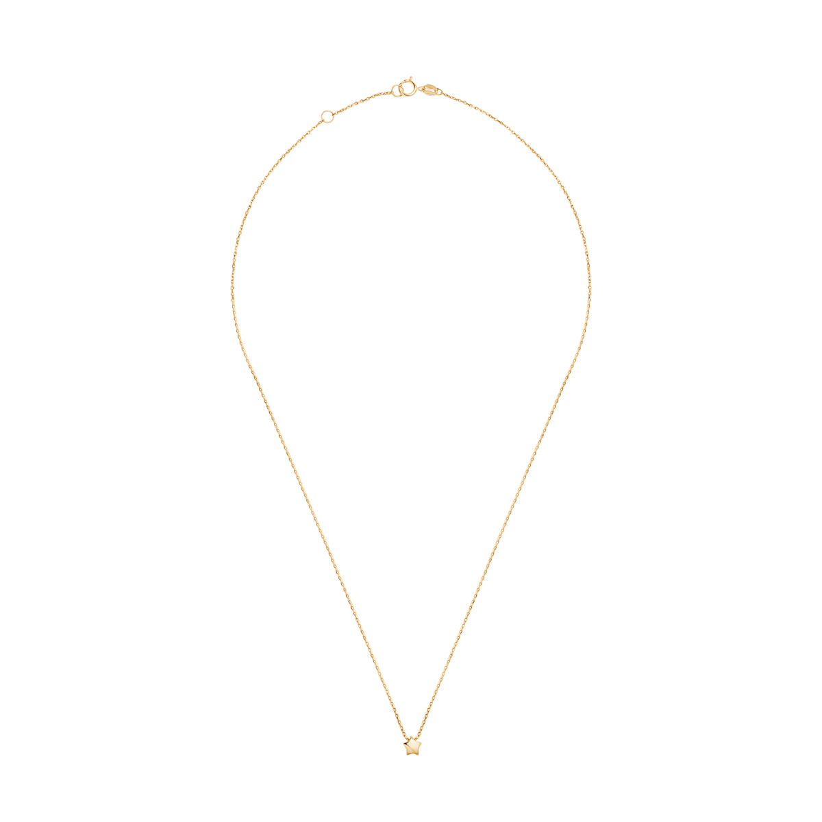 Naszyjnik złoty - gwiazdka