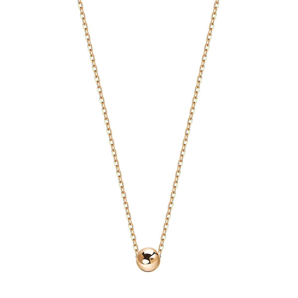 Naszyjnik złoty - kulka
