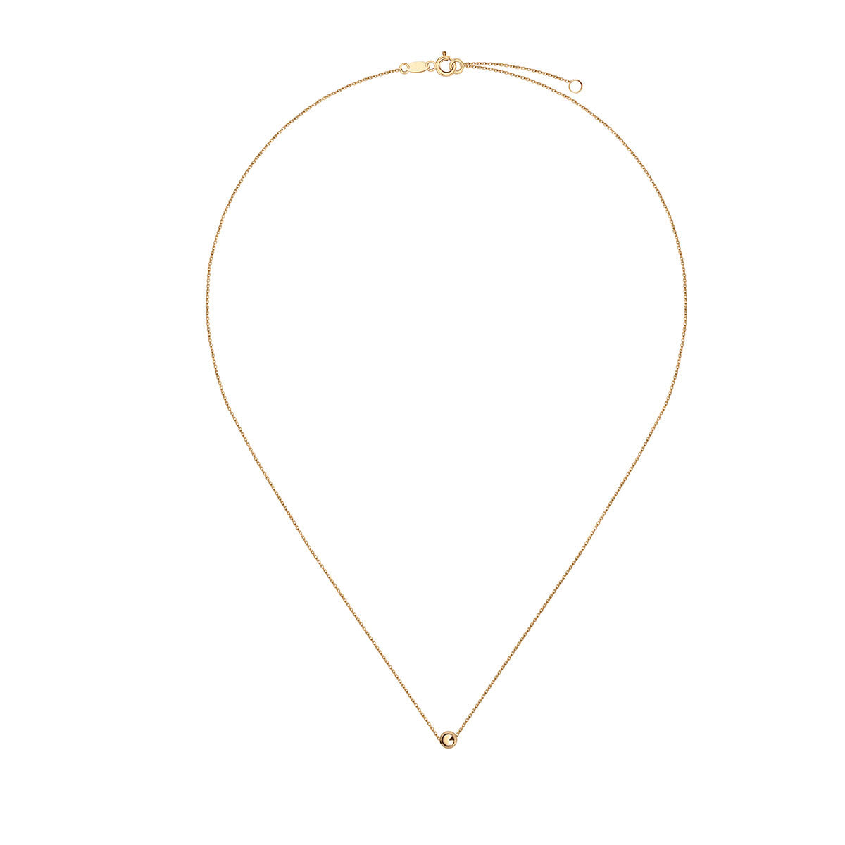 Naszyjnik złoty - kulka - Verona