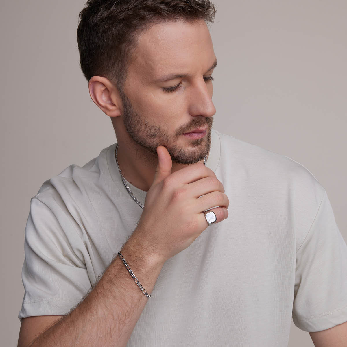 Sygnet stalowy - Moderno