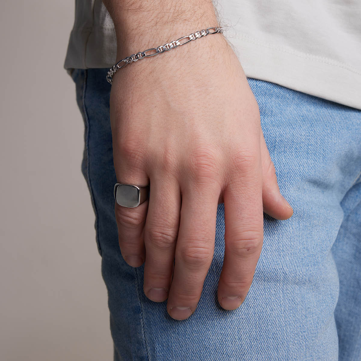 Sygnet stalowy - Moderno