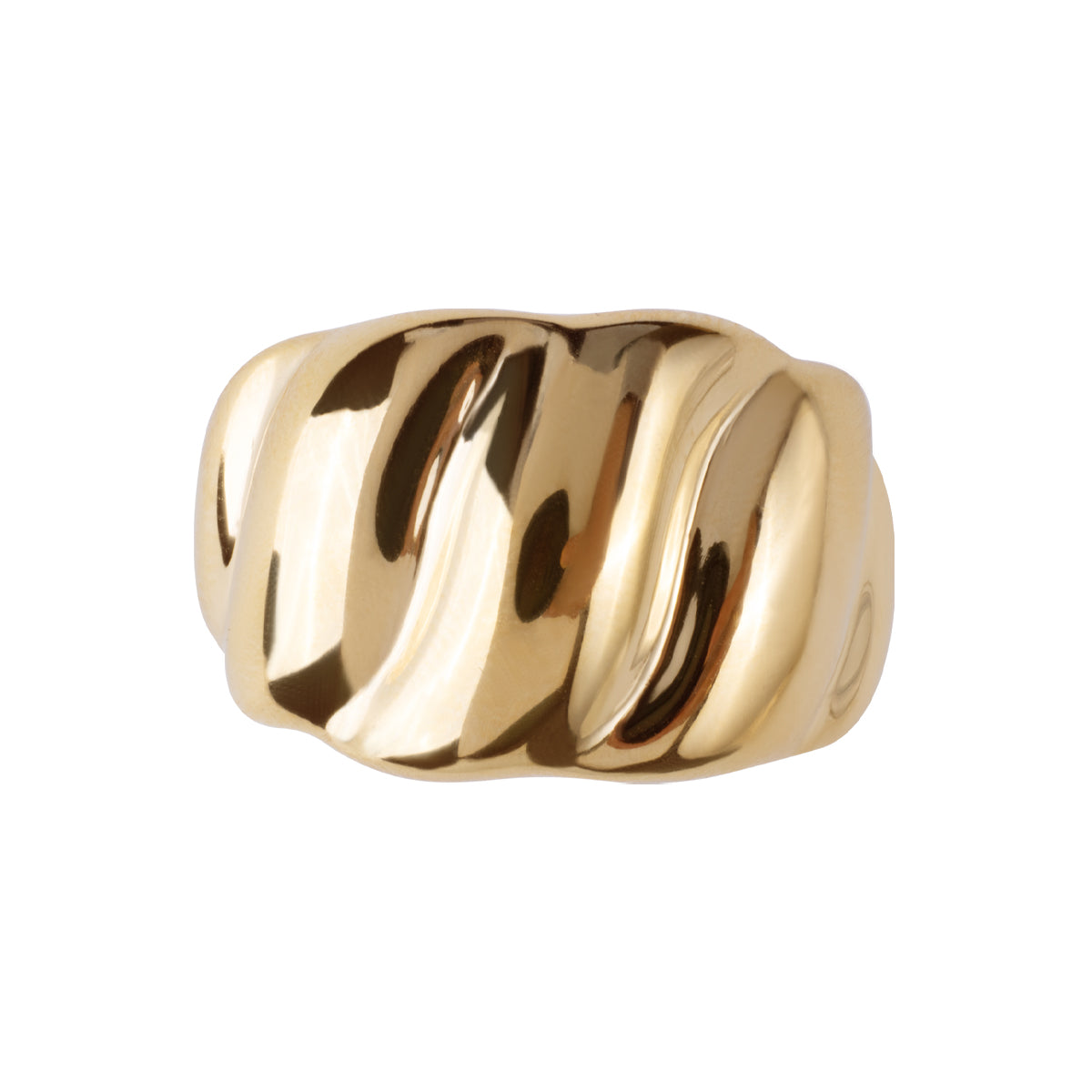 Pierścionek stalowy - Moderno