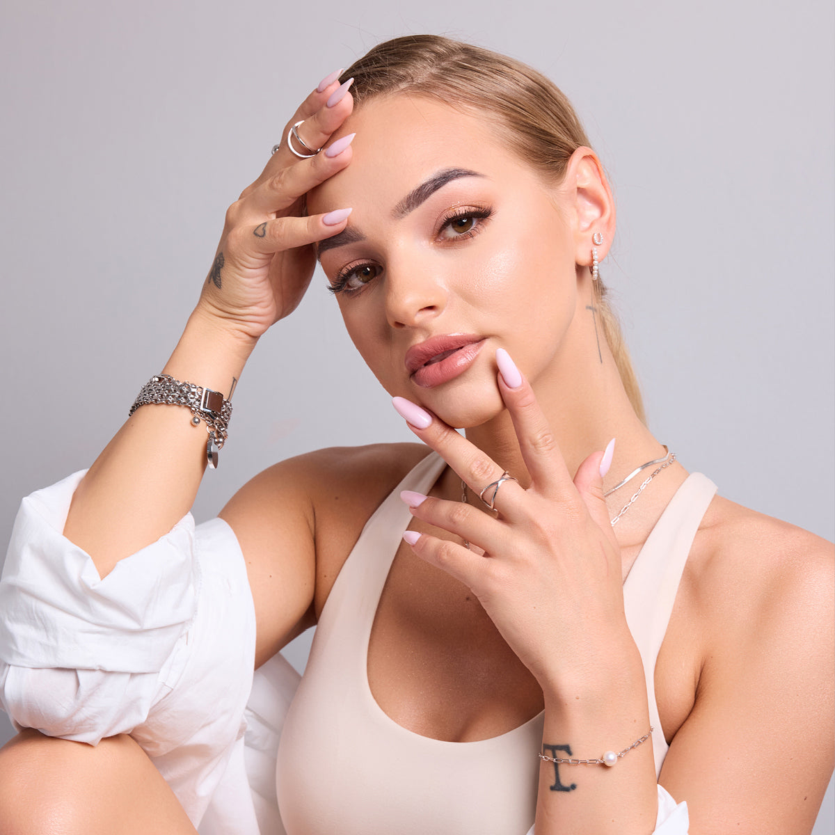 Pierścionek srebrny - Verona