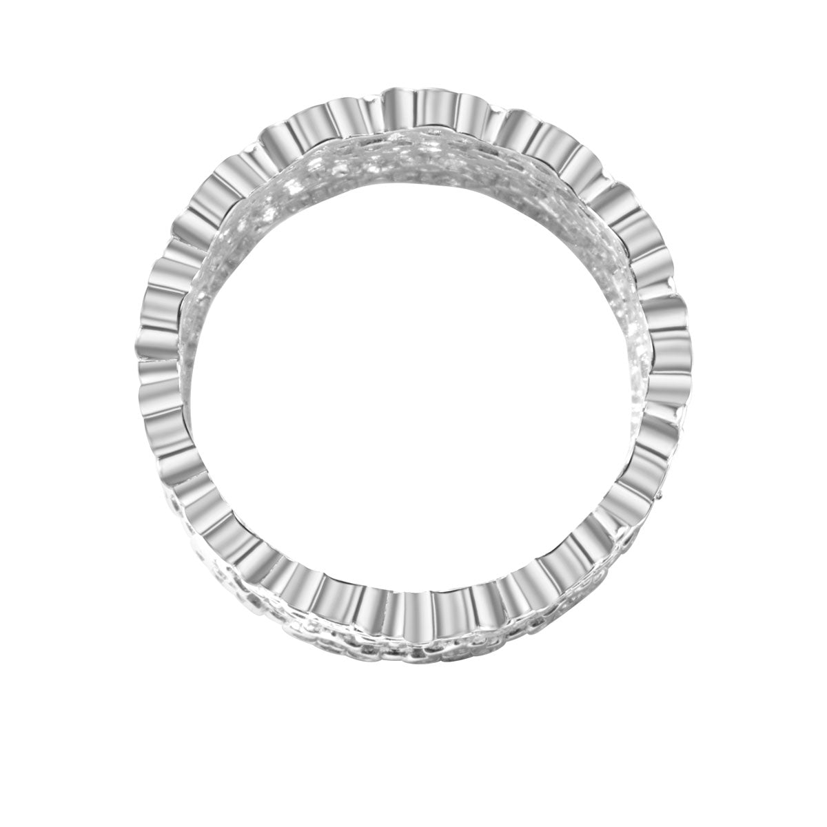 Pierścionek srebrny z cyrkoniami