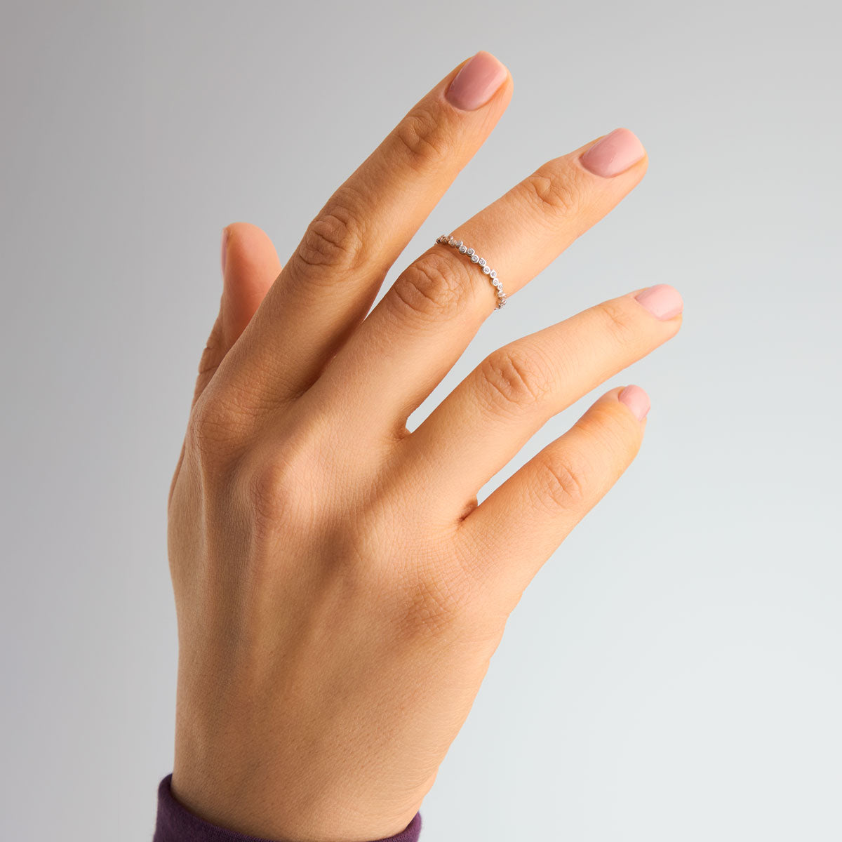 Pierścionek srebrny z cyrkoniami