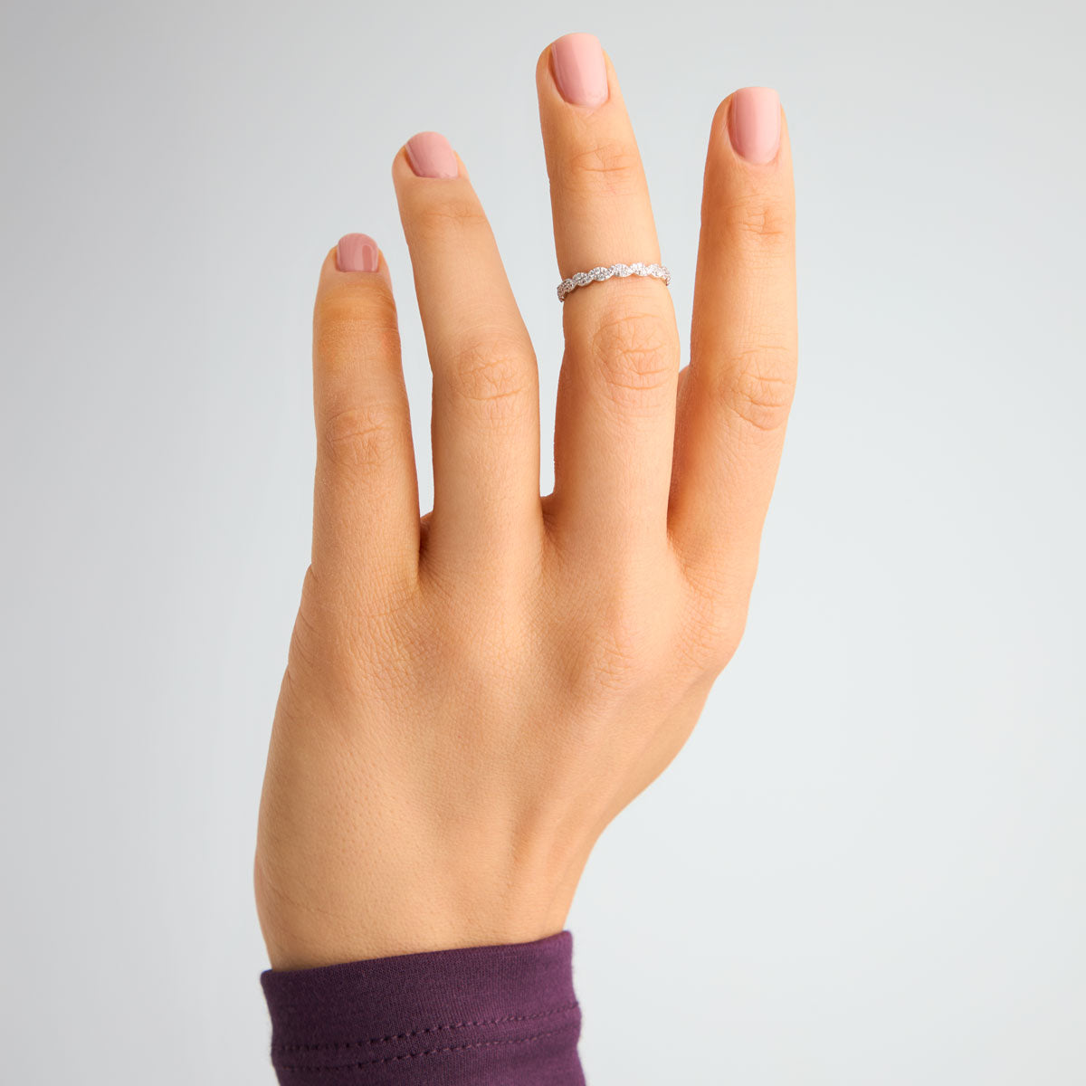 Pierścionek srebrny z cyrkoniami