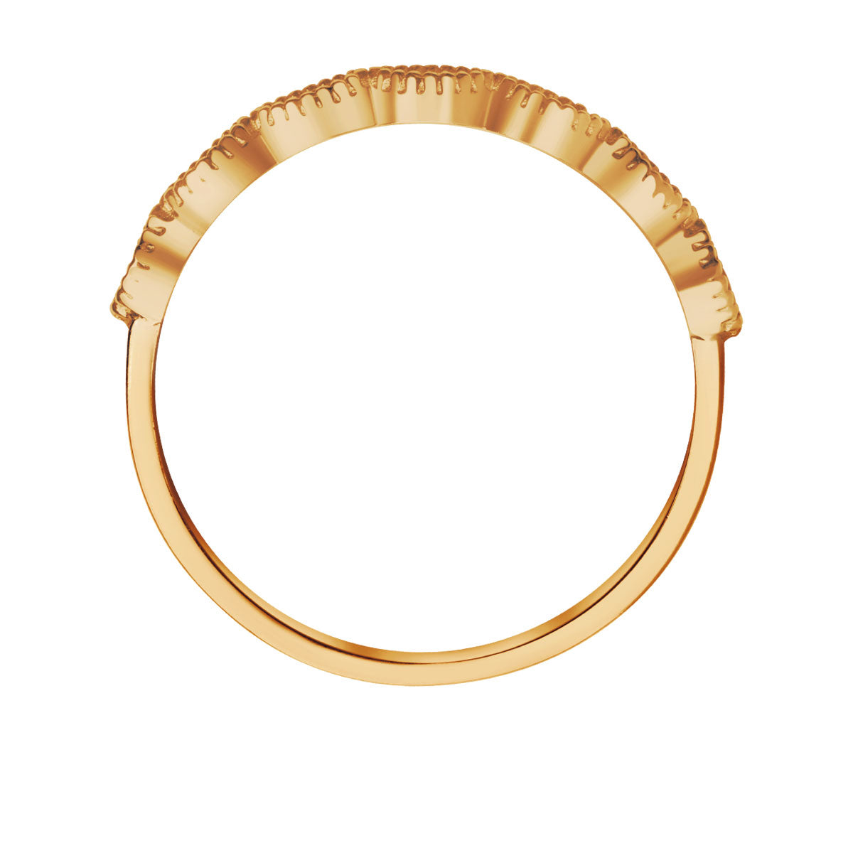 Pierścionek złoty z cyrkoniami