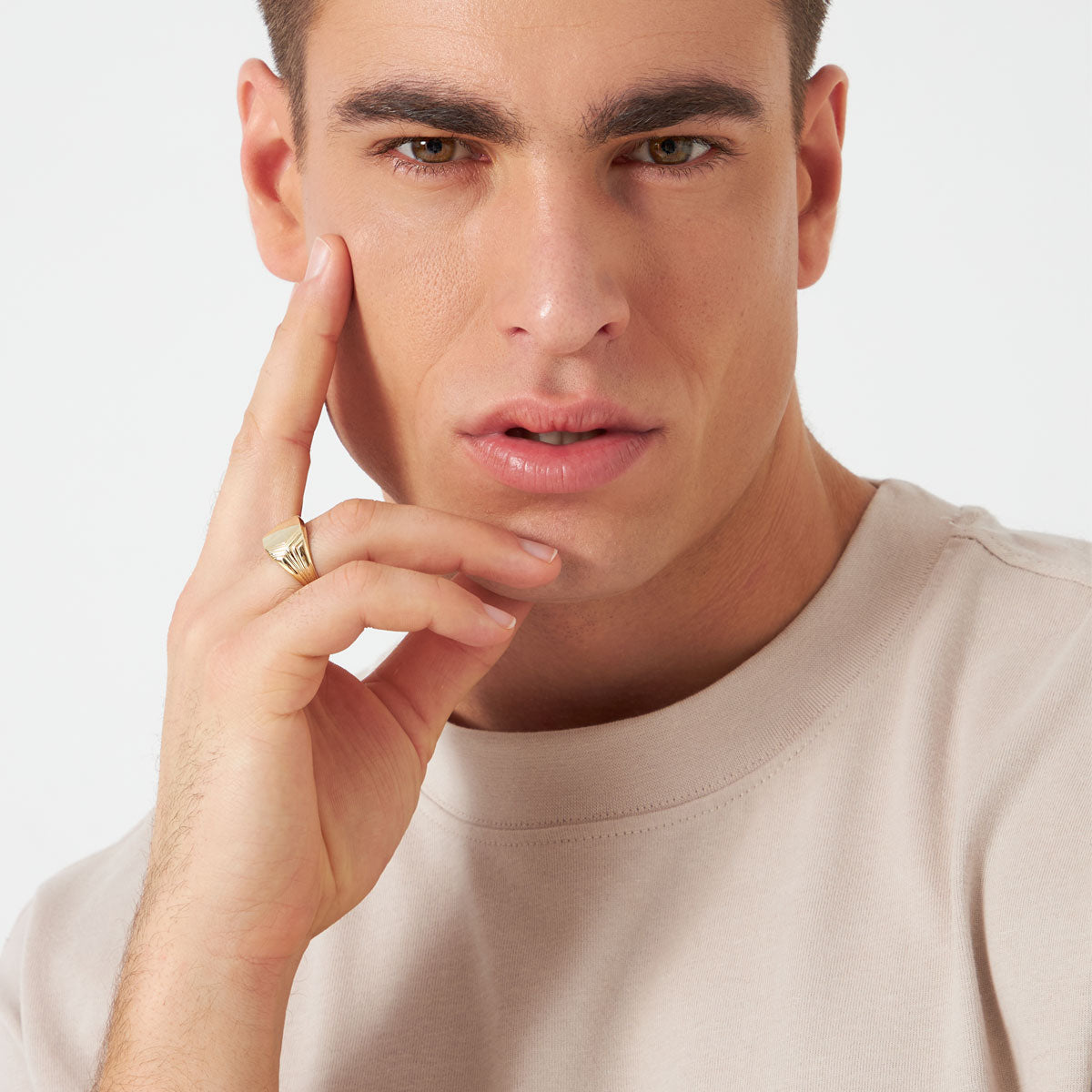 Pierścionek złoty - sygnet