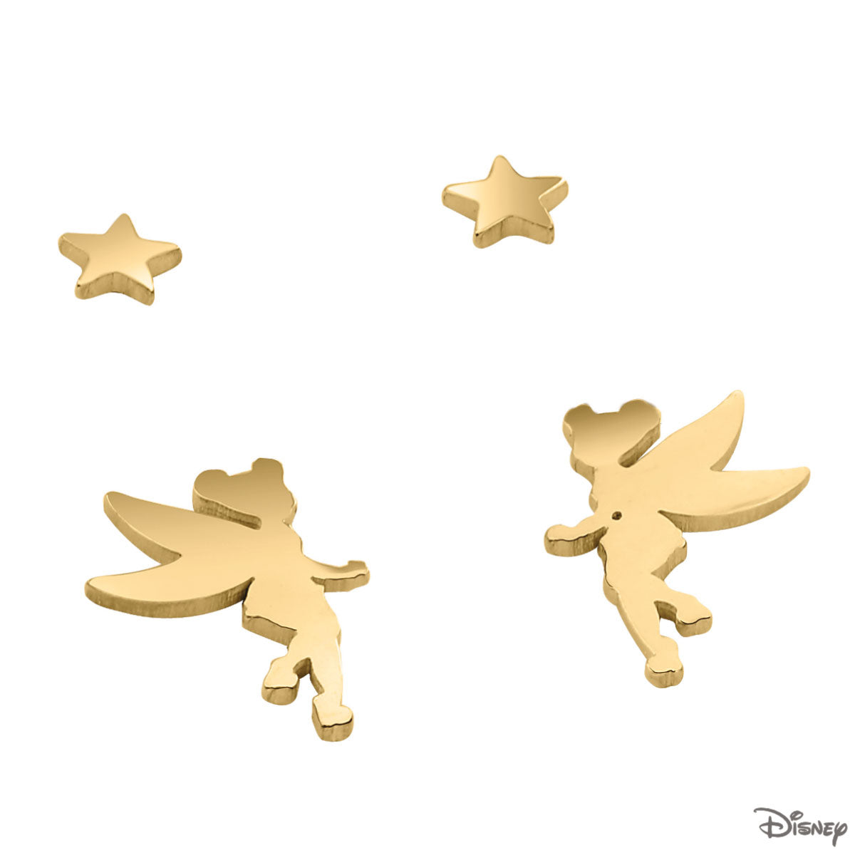 Zestaw stalowych kolczyków - Dzwoneczek - Disney