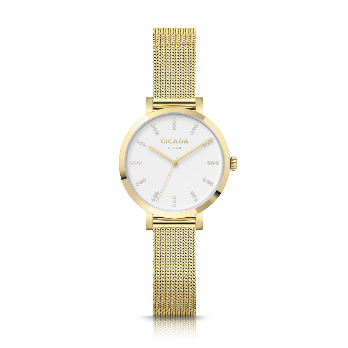 Zegarek na złotej bransolecie - Cicada Gemma