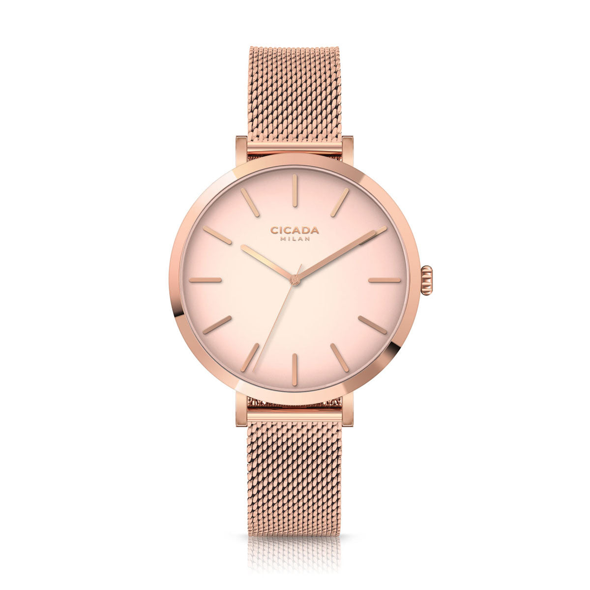 Zegarki na różowej bransolecie - Cicada Bologna