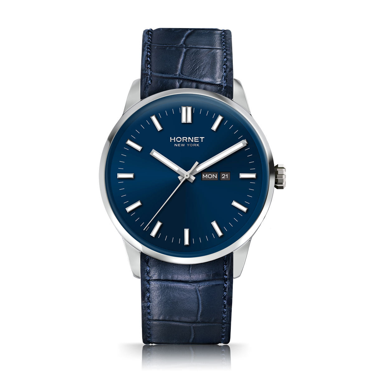 Zegarek na granatowym pasku - Hornet River Park