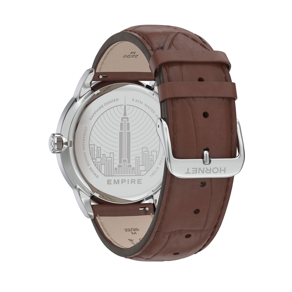 Zegarek na brązowym pasku - Hornet Navy NGC