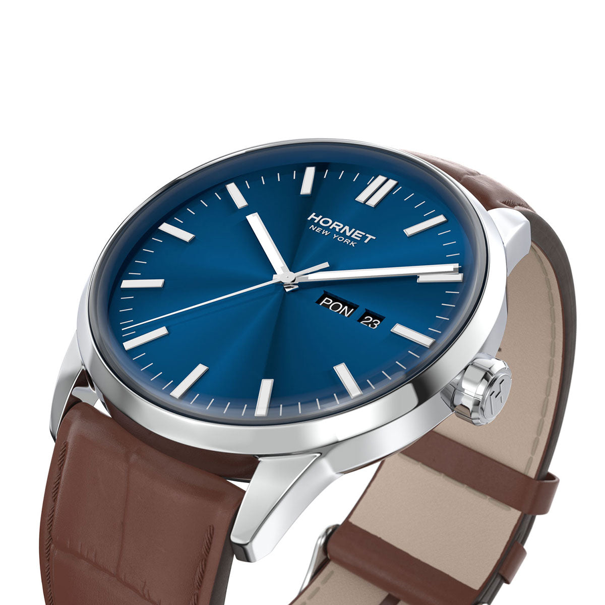 Zegarek na brązowym pasku - Hornet Navy NGC