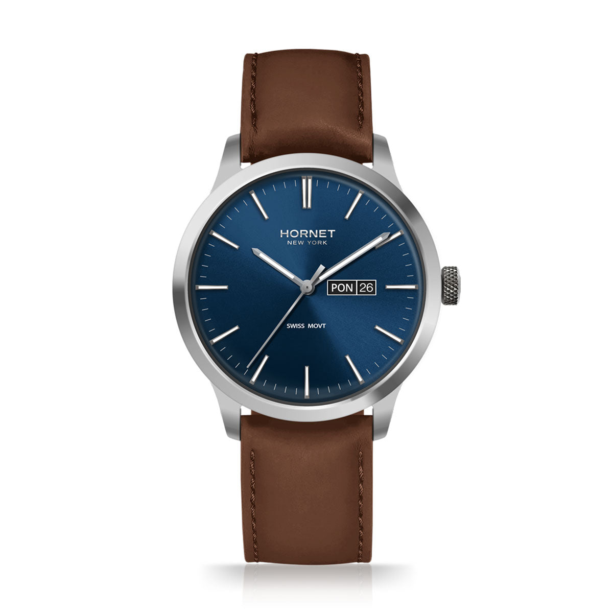 Zegarek na brązowym pasku - Hornet Greenwich