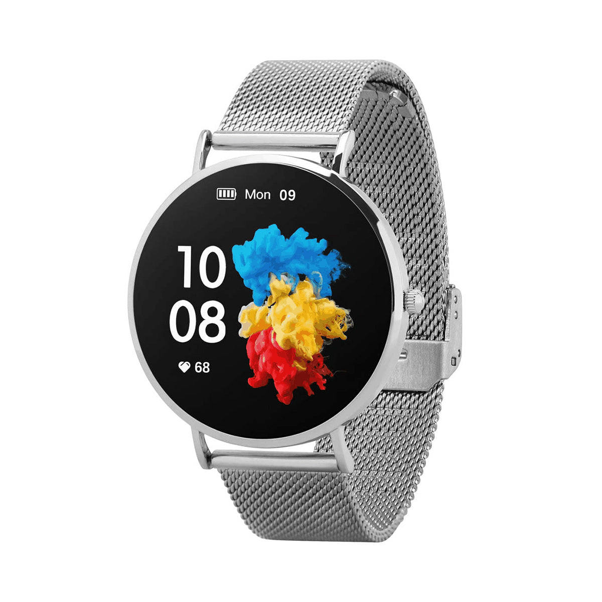 Smartwatch na srebrnej bransolecie - Garett Verona