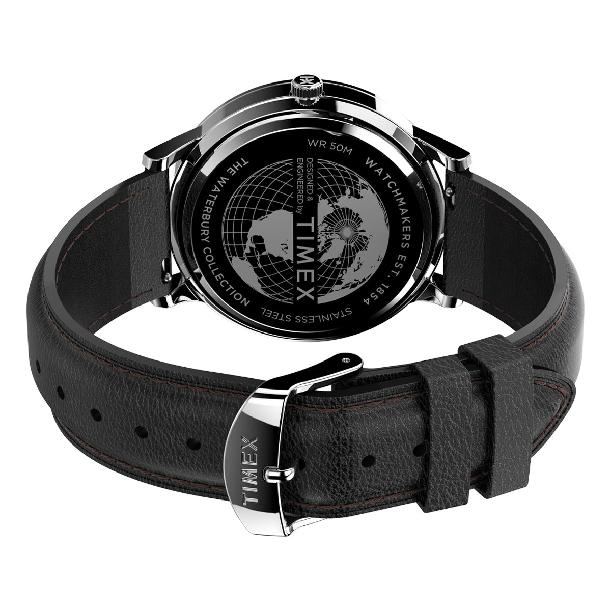 Zegarek na czarnym pasku - Timex Waterbury Classic