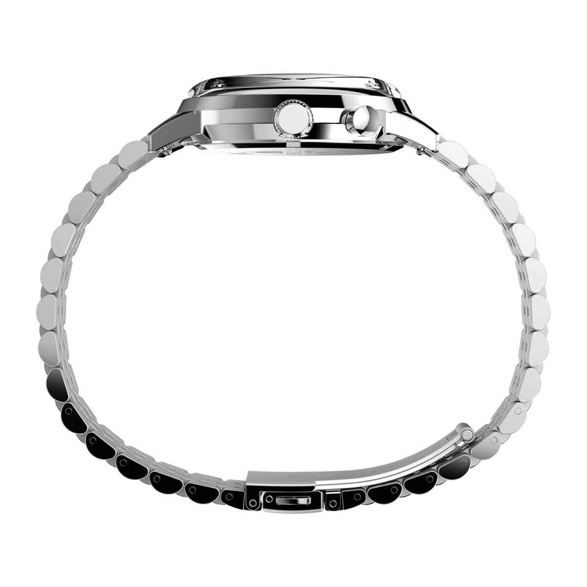 Zegarek na srebrnej bransolecie - Timex Marlin
