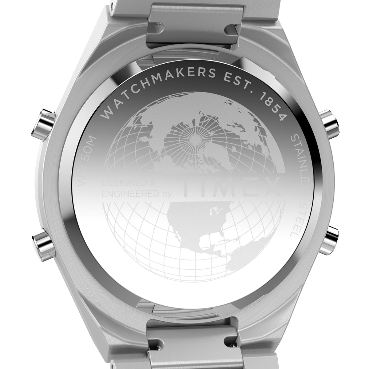 Zegarek na srebrnej bransolecie - Timex Continental