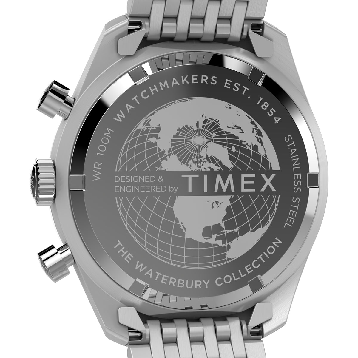 Zegarek na srebrnej bransolecie - Timex Waterbury Traditional