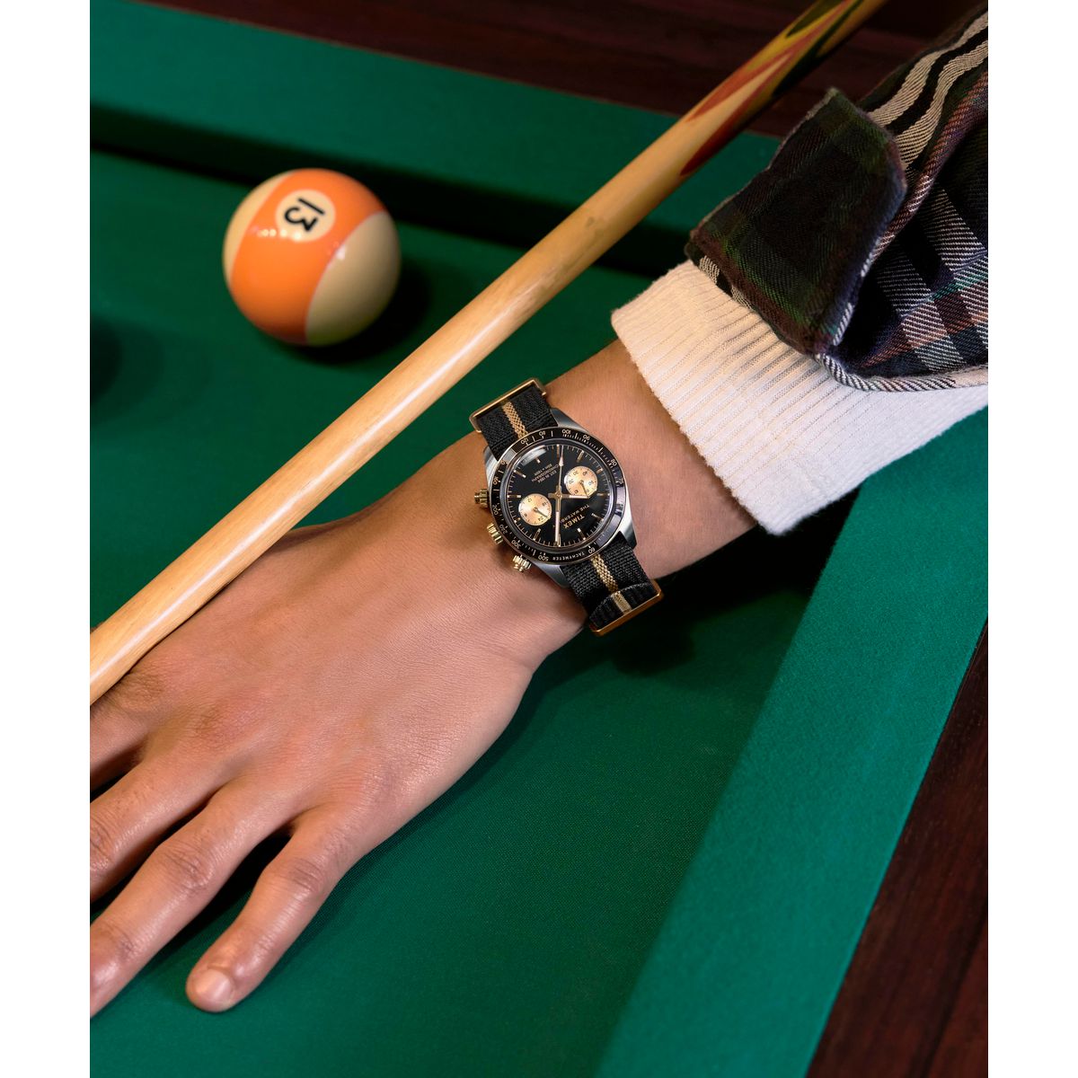 Zegarek na czarnym pasku - Timex Waterbury Heritage