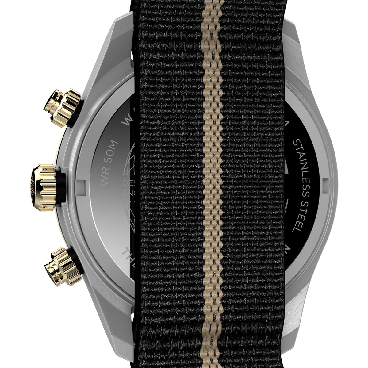Zegarek na czarnym pasku - Timex Waterbury Heritage