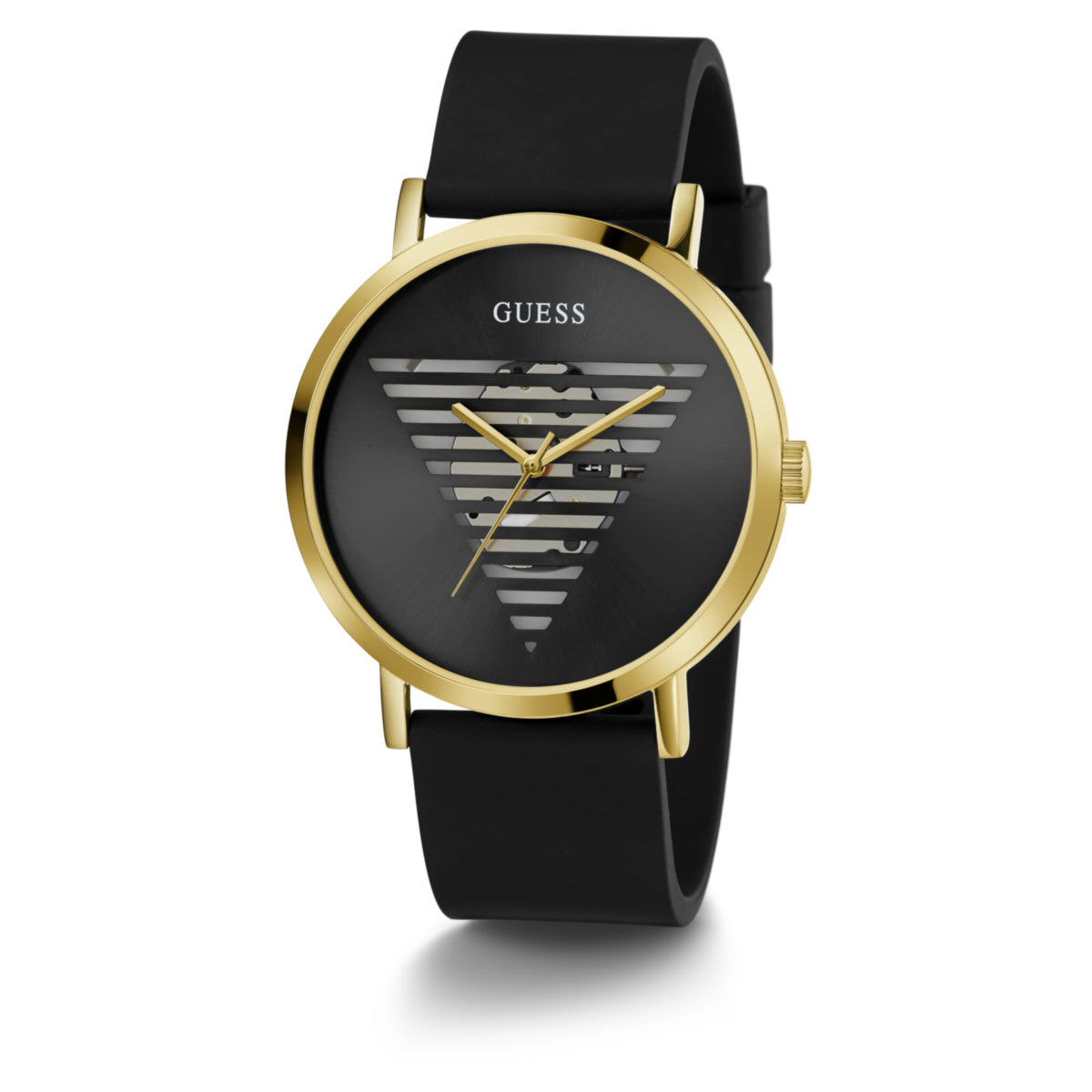 Zegarek na czarnym pasku - Guess Idol