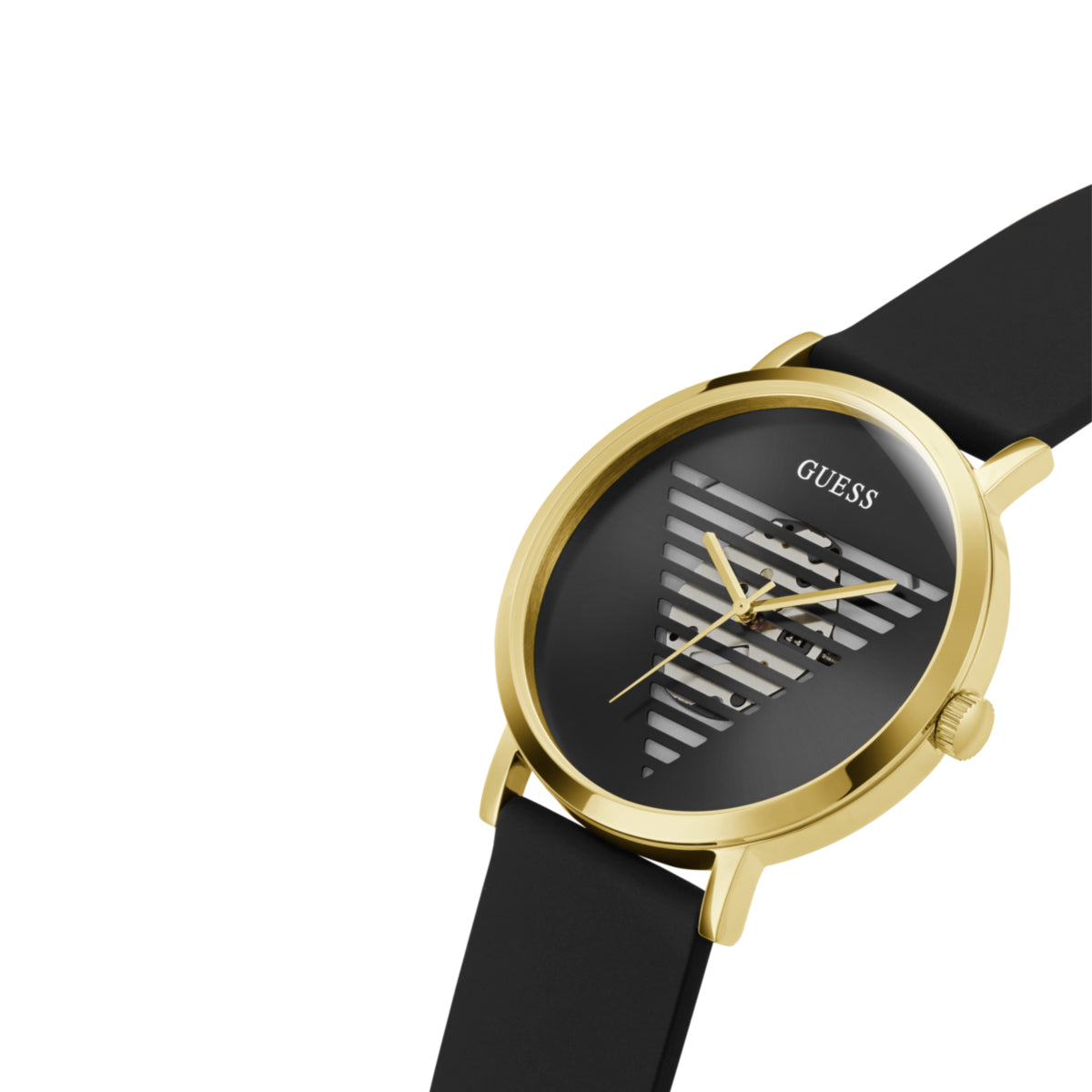 Zegarek na czarnym pasku - Guess Idol