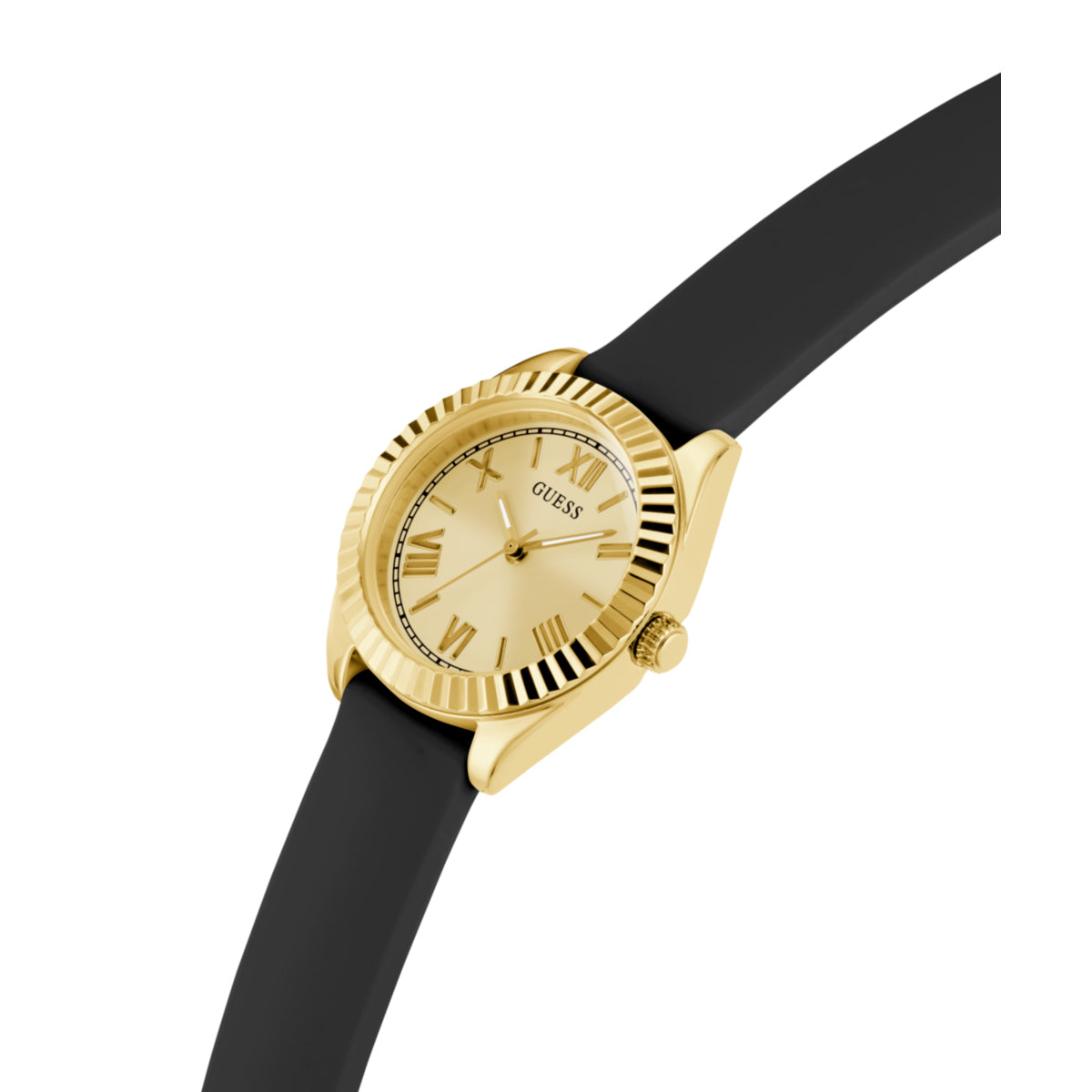 Zegarek na czarnym pasku - Guess Mini Luna