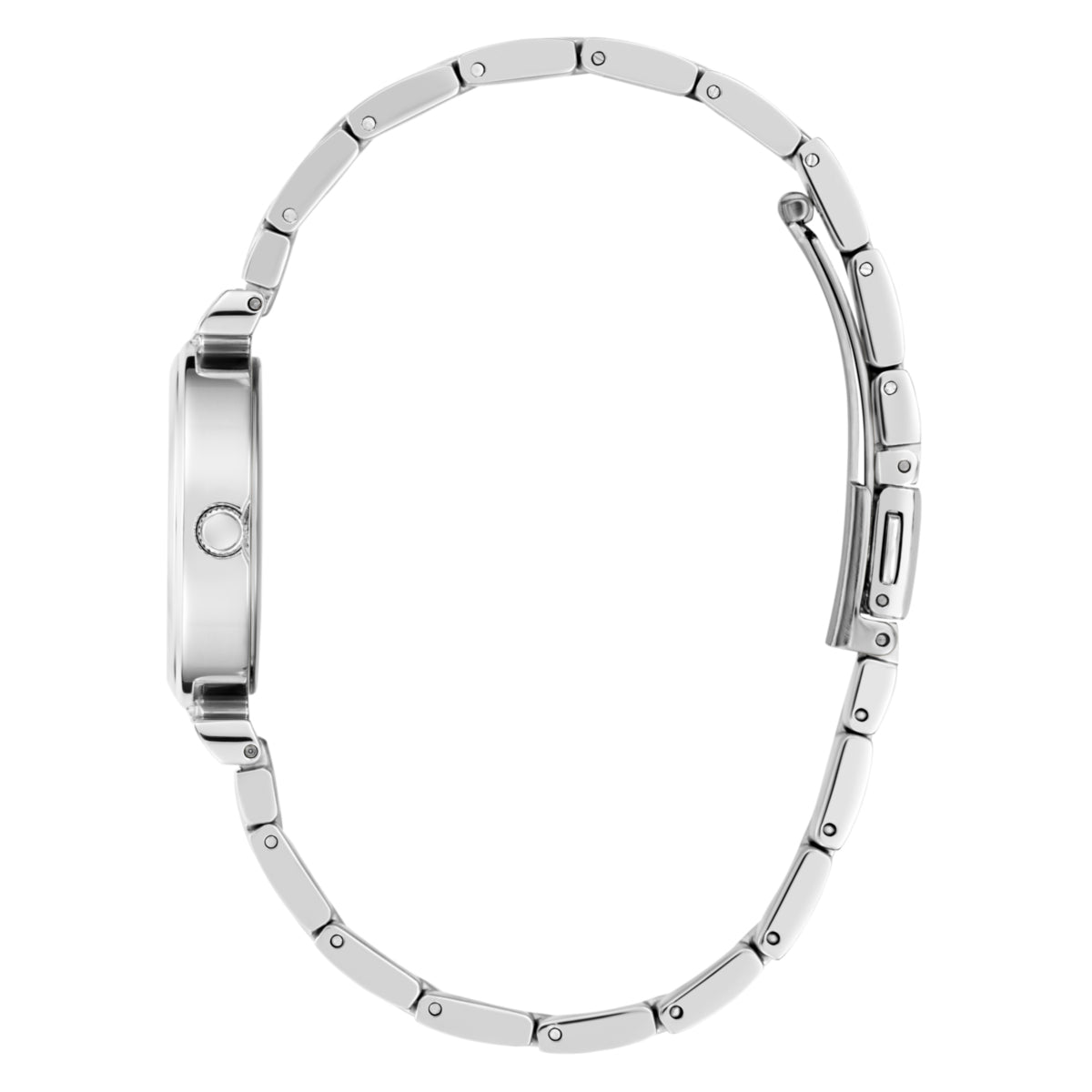 Zegarek na srebrnej bransolecie - Guess Array Silver