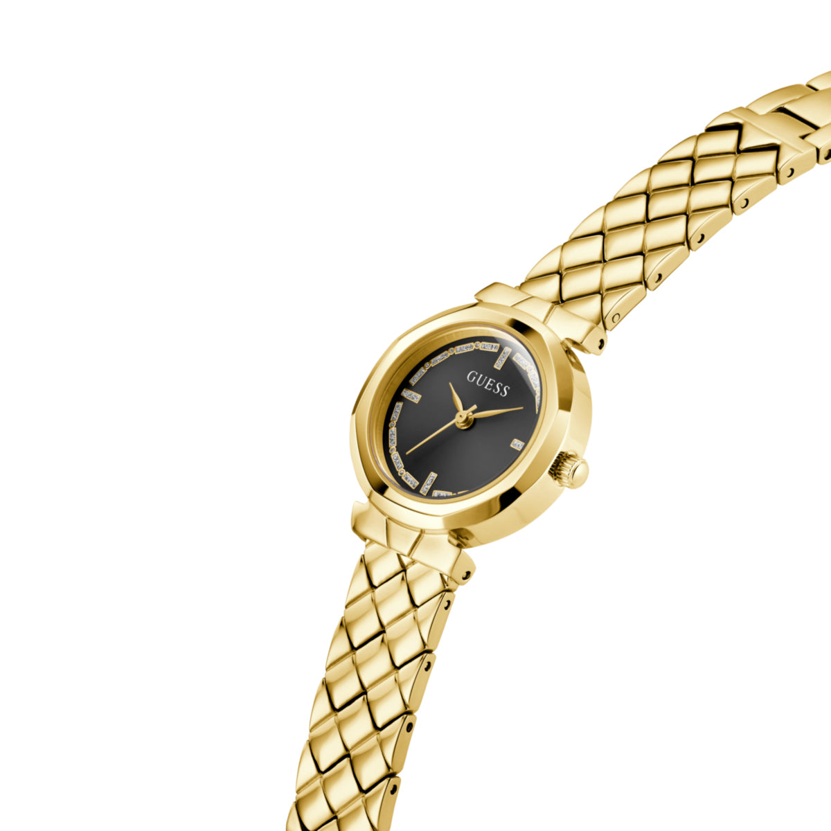 Zegarek na złotej bransolecie - Guess Mini Romour