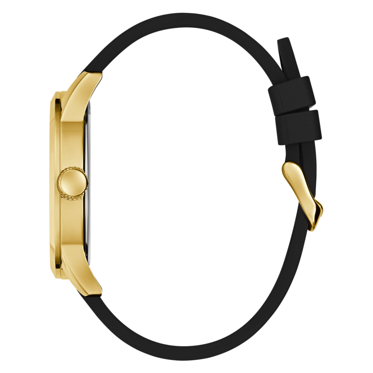 Zegarek na czarnym pasku - Guess Badge