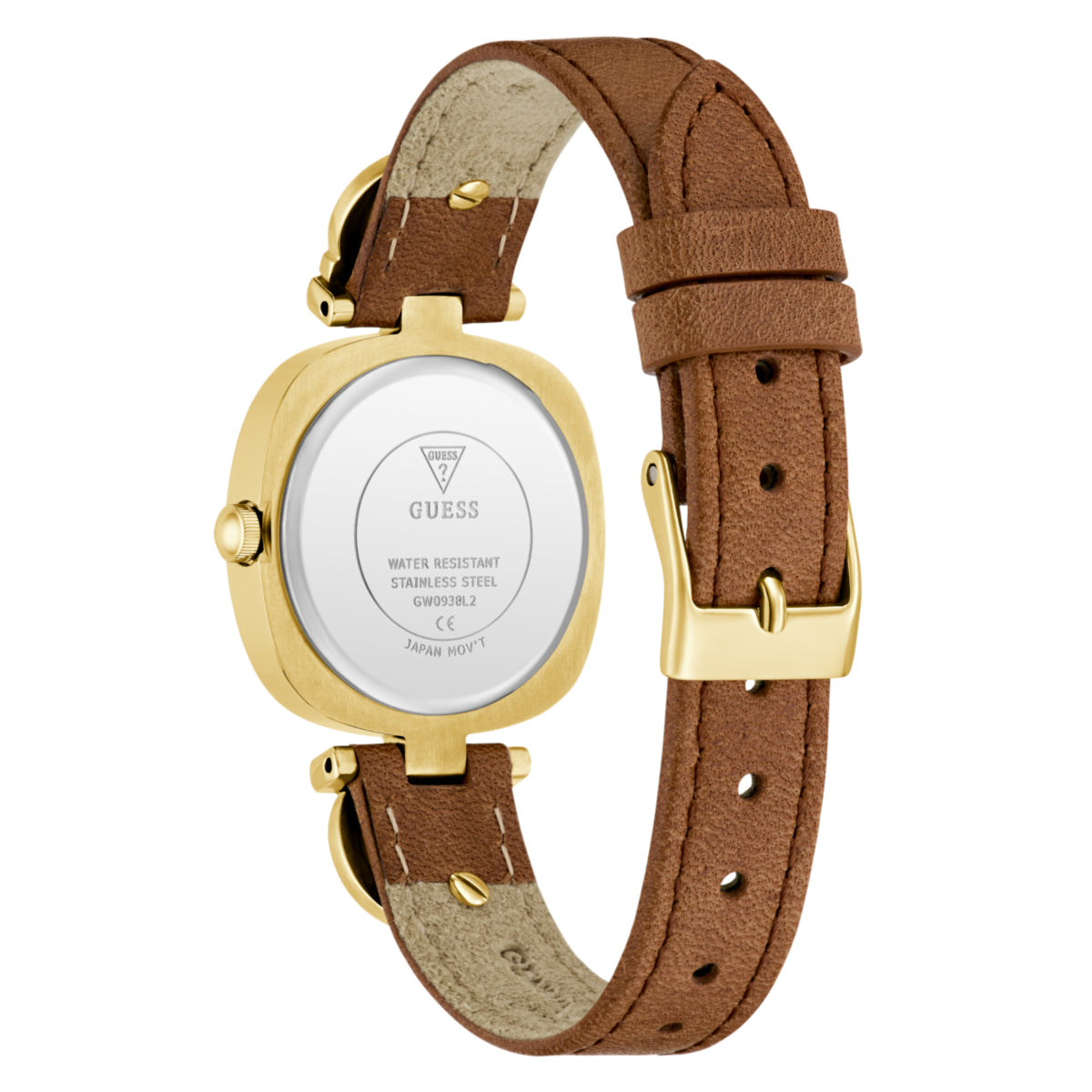 Zegarek na brązowym pasku - Guess Gabby