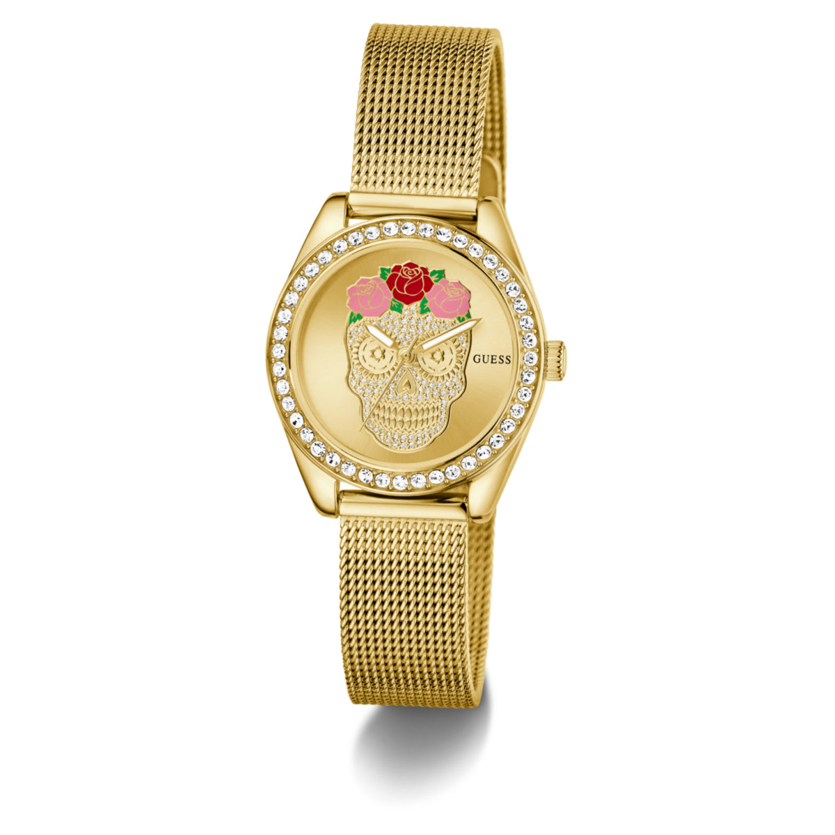 Zegarek na złotej bransolecie - Guess Cavalerta