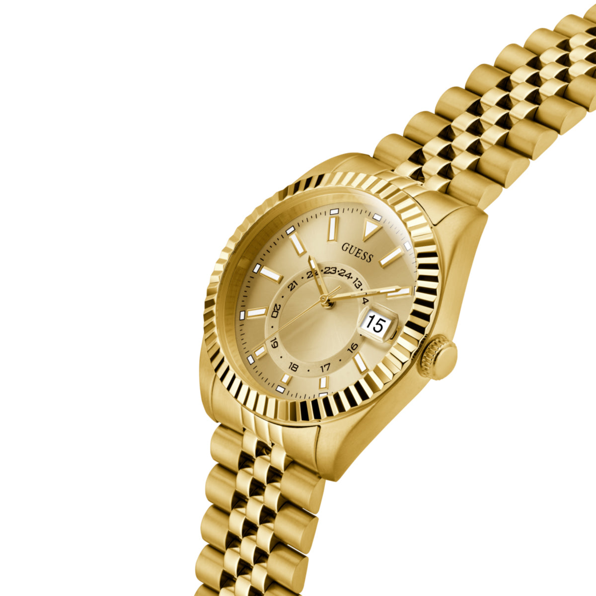 Zegarek na złotej bransolecie - Guess Jaden