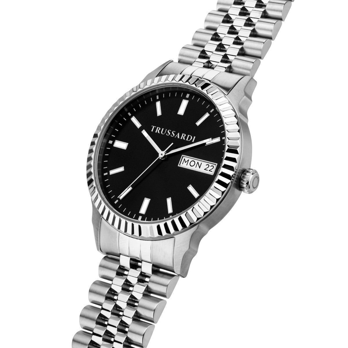 Zegarek na srebrnej bransolecie - Trussardi T-Bent