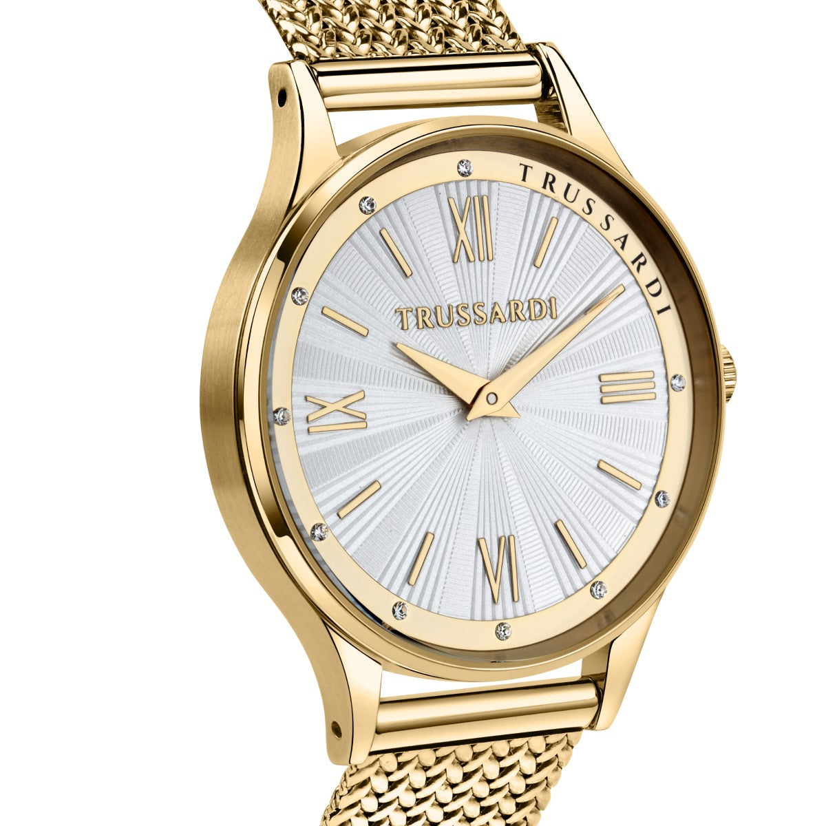 Zegarek na złotej bransolecie - Trussardi T Star