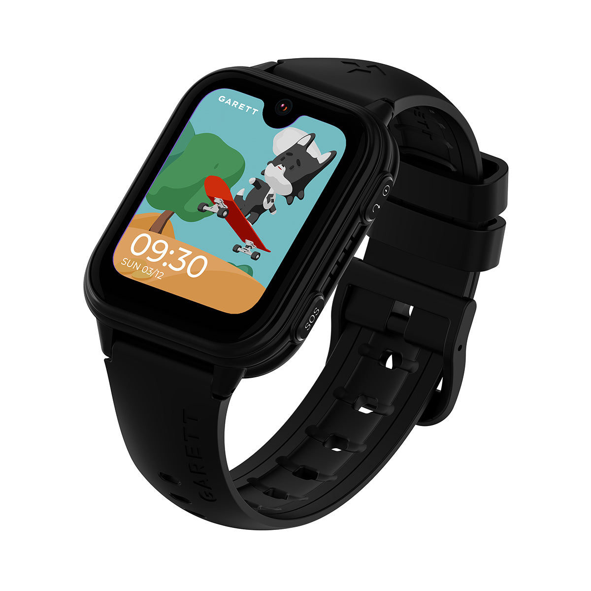 Smartwatch na czarnym pasku - Garett Kids Vibe 4G