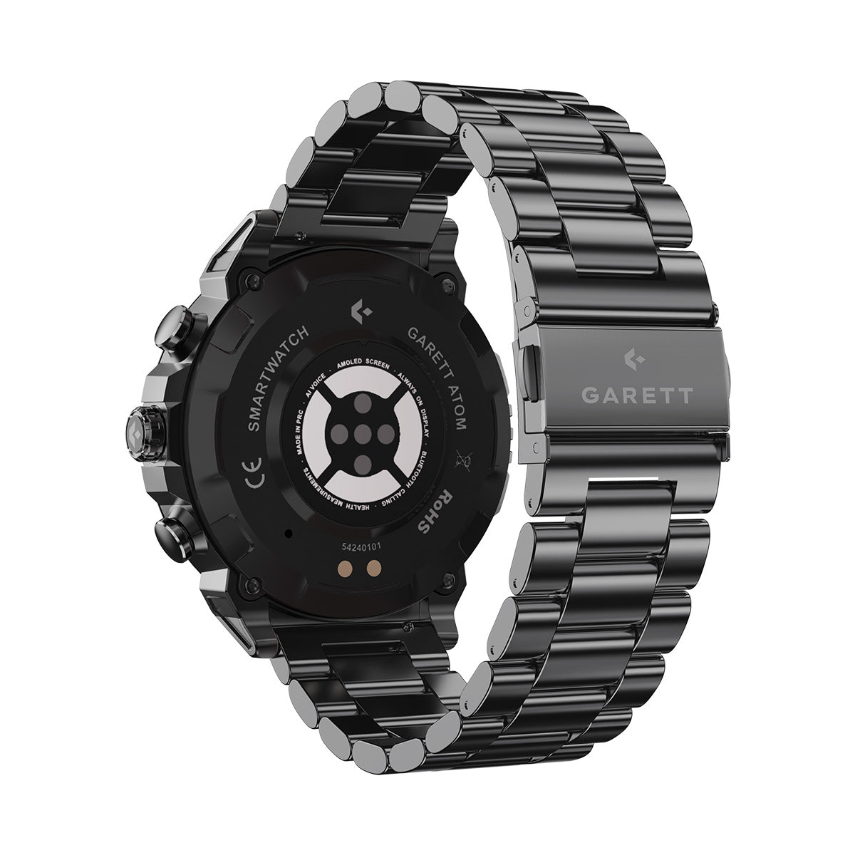 Smartwatch na czarnej bransolecie - Garett GRS PRO