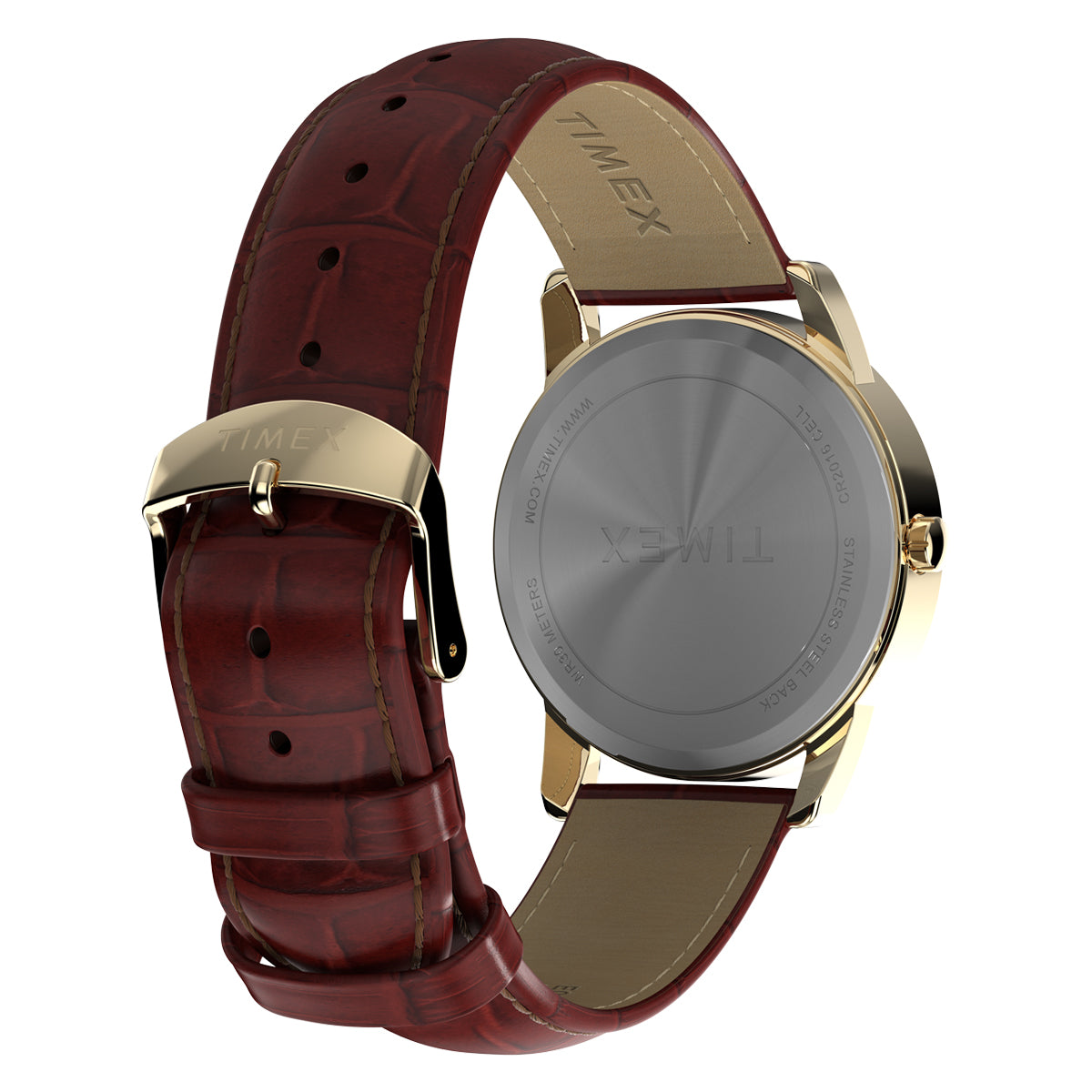 Zegarek na brązowym pasku - Timex Easy Reader