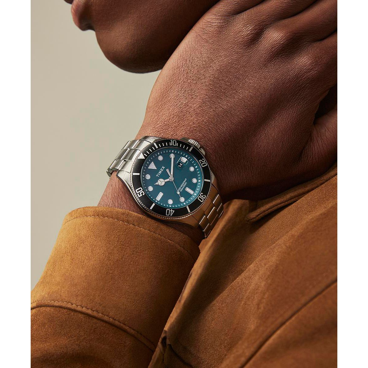 Zegarek na srebrnej bransolecie - Timex Harborside Coast