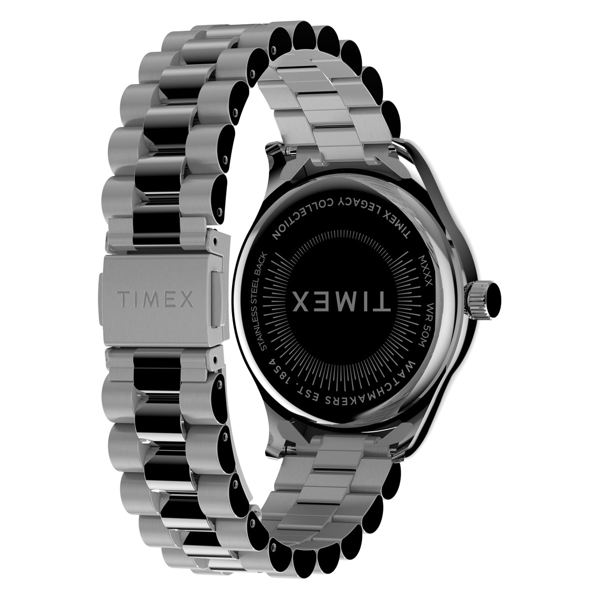 Zegarek na srebrnej bransolecie - Timex Legacy