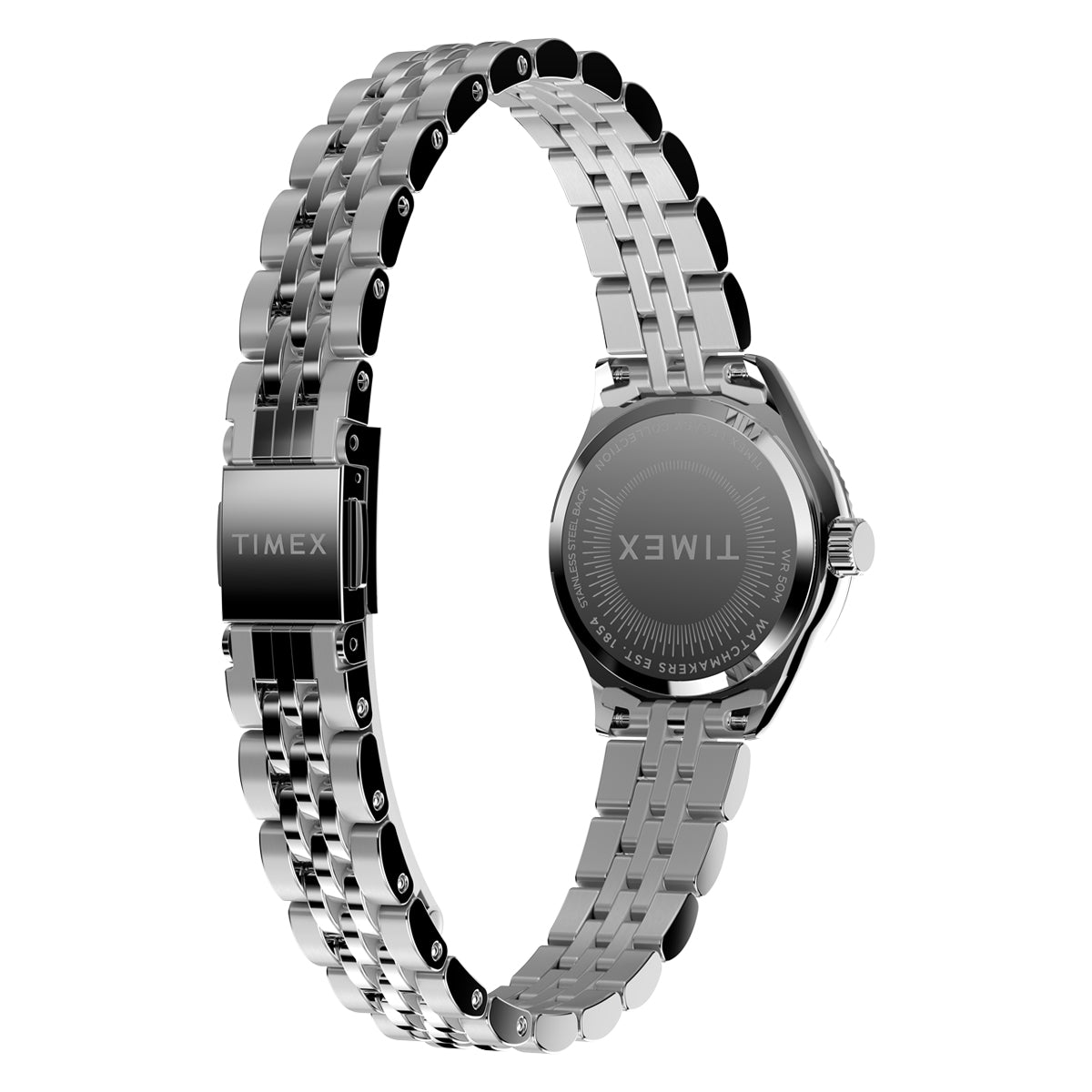 Zegarek na srebrnej bransolecie - Timex Legacy