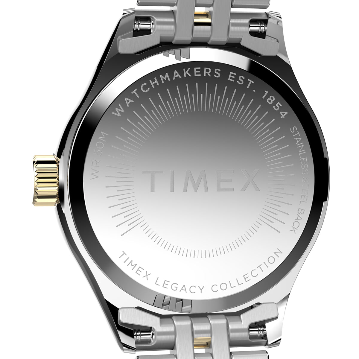 Zegarek na srebrno-złotej bransolecie - Timex Legacy