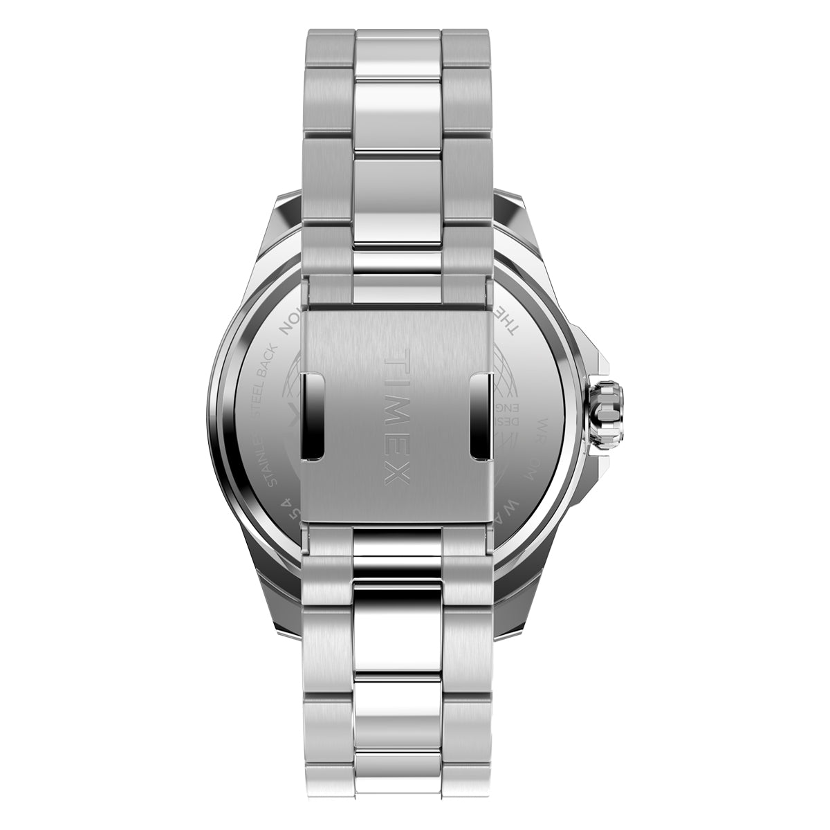 Zegarek na srebrnej bransolecie - Timex Essex
