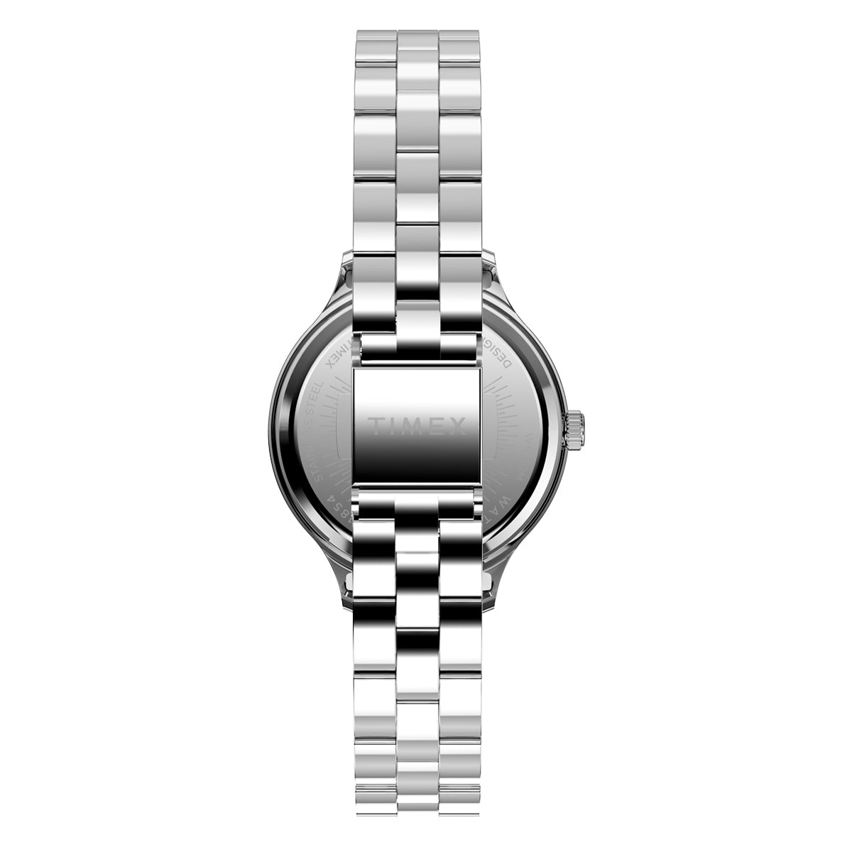 Zegarek na srebrnej bransolecie - Timex Peyton