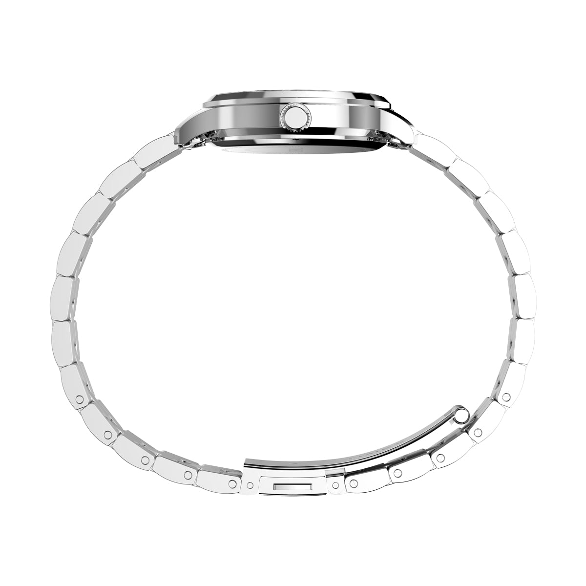 Zegarek na srebrnej bransolecie - Timex Peyton