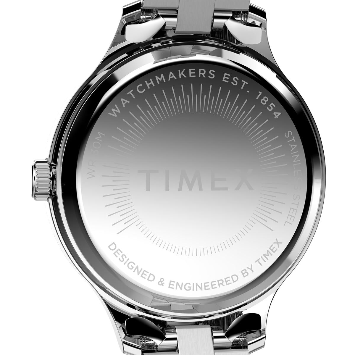 Zegarek na srebrnej bransolecie - Timex Peyton