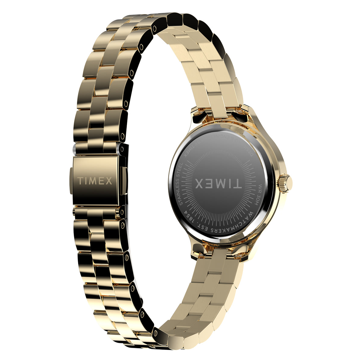 Zegarek na złotej bransolecie - Timex Peyton