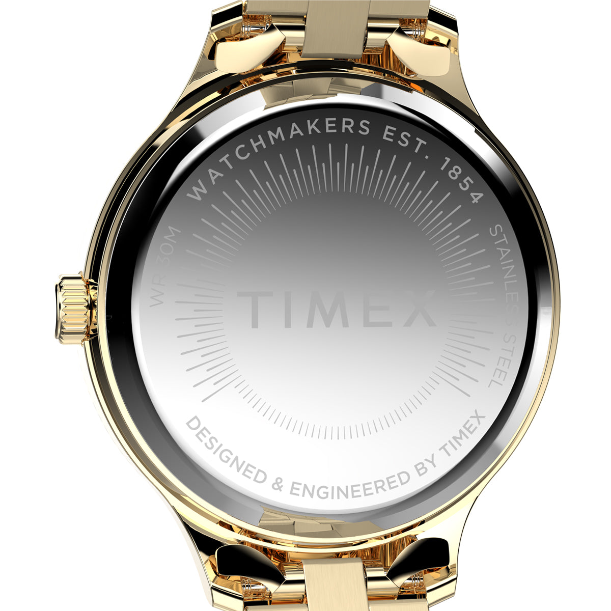 Zegarek na złotej bransolecie - Timex Peyton